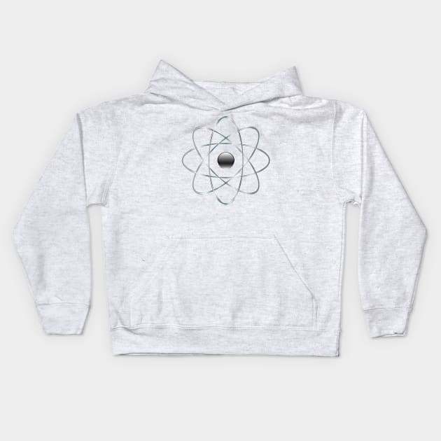 Minimal Atom Design Kids Hoodie by hldesign